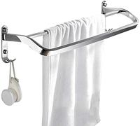 JQQJZLC Barre de Serviette à Canne Double Large noperfacred hôtel hôtel de Salle de Bain Serviette Serviette à Serviette ménage Accessoires Accessoires / 60 cm