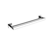 JQQJZLC Barre de Serviette Double pour Salle de Bain, Porte-Serviettes Multifonction, Serviette en Acier Inoxydable Rangement Mural Serviette Serviette Serviette Serviette/Noir / 60 cm