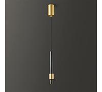 JQQJZLC Bedside All Copper Pendant Light Modern Minimaliste Nouveau Plafond Laut de Suspension Créative Luxur Luxur Single Tête de Fil Sanging Chambre Small Décor LED Chandelier Intéressant Life
