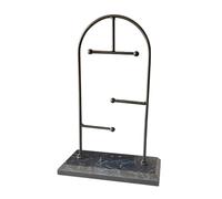 JQQJZLC Bijoux Boucles d'oreilles Rangement Rack de Bijoux ringons sonnets de Collier à la Mode Organisateur de Bijoux pour Les magasins de commodières Hometop de Mariage, Cadre en Or Bijoux