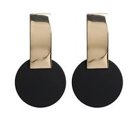 JQQJZLC Bijoux Femmes Boucles d'oreilles argentées, Boucles d'oreilles Rond coréennes pour Femmes Bonbons Couleurs Mode Oreille Bijoux de Mariage Instruction Boucles d'oreilles brincos