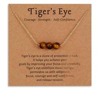 JQQJZLC Bijoux pour femmes plaqué d'or, guérison des cristaux naturels faits à la main | Black Tourmaline, Moonstone, turquoise, péridot, curelien, citrine, quartz rose, pendentifs