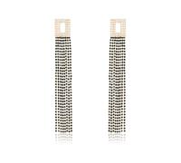 JQQJZLC Boucles d'oreilles longues pour améliorer les boucles d'oreilles en forme de slim de forme