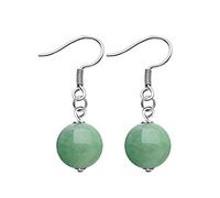 JQQJZLC Boucles d'oreilles pour Femmes 925 Boucles d'oreilles Pendentif Ronds