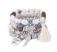 JQQJZLC Bracelet Panzhu, Rosaire Bouddhiste, bacs de Chape