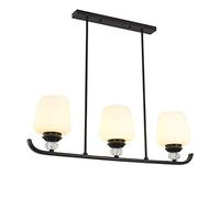 JQQJZLC Chandelier Creative Bar Table Dining Dining Chandelier, Garden Dining Dining Room Very Lighting Lamps, American Three-Head Dining Room Light-A 3 Lights Face Down (B 3 Lumières vers Le Haut)