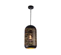 JQQJZLC Chandelier de Plafond rétro Simple Iron Pendre Hollow Pendant Light Mélon Dot Suspendu Melon Suspendu Lampe ajustée adaptée à l'îlot de Cuisine, à la Chambre, à l'étude, au Grenier, à