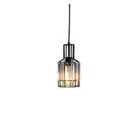 JQQJZLC Chandelier en Fer forgé en Cristal, Nordique luminaire Moderne Minimaliste Lampe de Plafond de Style Industrie