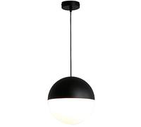 JQQJZLC Chandelier en Verre en Fer forgé Moderne, Lustre de la Lampe à Lampe à Lampe à Lampe à Chasse du Pendentif à Lampe à Chasse d'eau, Un Pendant Simple du Portefeuille E27, Éclairage de
