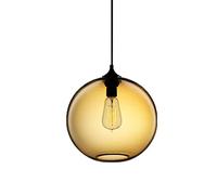 JQQJZLC Chandelier en Verre Lustre, Lustre en Verre Simple à tête Simple Moderne, Lampe de Salon, Lampe de Salle à Manger, Lampe de Chambre à Coucher, Lampe de Chevet, Lampe à Bar