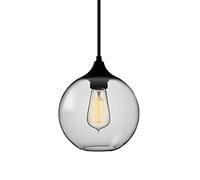 JQQJZLC Chandelier en Verre Lustre, Lustre en Verre Simple à tête Simple Moderne, Lampe de Salon, Lampe de Salle à Manger, Lampe de Chambre à Coucher, Lampe de Chevet, Lampe à Bar