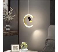JQQJZLC Chandelier LED Chandelier LED Chandelier European et Américain Personnalité créative Post-Grenier Modern Staircase Salon Salle Salle Hôtel Chambre Bedside Single Head Deco Lampe