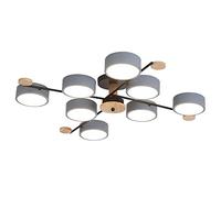 JQQJZLC Chandelier Spoutnik Art Moderne, plafonnier Light Flush Mount Molecular Bedroom Plafond Plafond Art Decorative Light Ayémorrat Hall Hall Plafond Lights Study, 6 lumières (Green. 3 Lumières)