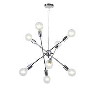 JQQJZLC Chandelier Sputnik INDUSTRICAL ALIGNABLE 8 Lights Pendant PLADIER LA Ligne LALLE DINSER