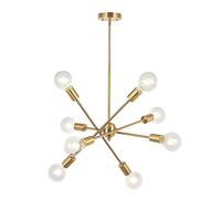 JQQJZLC Chandelier Sputnik INDUSTRICAL ALIGNABLE 8 Lights Pendant PLADIER LA Ligne LALLE DINSER