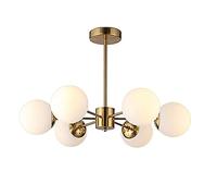 JQQJZLC Chandelier Sputnik Moderne E27 Globe Globe Metal METHEN Modern PLENDANT PLADIER Lampe Salle Danse Chambre ÉCLAIRAGE 6 LUMILES 75X56CM, LUMIÈRE PROSIBLE (8 LICTES, 95X56CM)