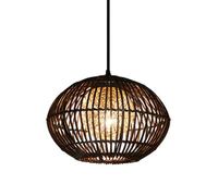 JQQJZLC Chinois Pendante Antique Lamp Creative Dining Chandelier Round Restaurant Roard Hanging Lights Courtyard Style Rural Decoration Home Decoration pour Kitchen Island Dining Table Bar