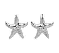 JQQJZLC Chunky Star Starfish Boucles d'oreilles enracinement pour Femmes hypoallergéniques Gold plaqué Big Ocean Sequet Déclaration Charmes Drop Dant Stud Boucle d'oreilles Léger Place