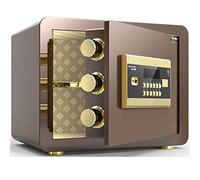 JQQJZLC Coffre-fort de sécurité numérique électronique, coffre-fort biométrique en acier pour la maison avec empreintes digitales, 35 x 25 x 25 cm, écran LED, coffre-fort en acier pour la maison,