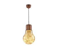 JQQJZLC Créativité Nordique E27 Plafond Chandelier Ampoule Pendre Light Transparent Verre Suspendue Lampe ALIGNABLE APPLABLE APPORTE