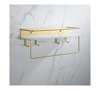 JQQJZLC Douche Caddy Salle de Bain étagère en marbre, Nordic Salle de Salle de Bain Murau de Toilette Porte-Bar-Serre, Porte-Toile de Toilettes, Rack de ralentissement de la Salle de Bain des