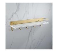JQQJZLC Douche Caddy Salle de Bain étagère en marbre, Nordic Salle de Salle de Bain Murau de Toilette Porte-Bar-Serre, Porte-Toile de Toilettes, Rack de ralentissement de la Salle de Bain des