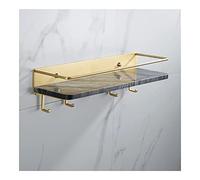 JQQJZLC Douche Caddy Salle de Bain étagère en marbre, Nordic Salle de Salle de Bain Murau de Toilette Porte-Bar-Serre, Porte-Toile de Toilettes, Rack de ralentissement de la Salle de Bain des