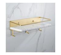 JQQJZLC Douche Caddy Salle de Bain étagère en marbre, Nordic Salle de Salle de Bain Murau de Toilette Porte-Bar-Serre, Porte-Toile de Toilettes, Rack de ralentissement de la Salle de Bain des