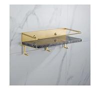 JQQJZLC Douche Caddy Salle de Bain étagère en marbre, Nordic Salle de Salle de Bain Murau de Toilette Porte-Bar-Serre, Porte-Toile de Toilettes, Rack de ralentissement de la Salle de Bain des