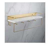 JQQJZLC Douche Caddy Salle de Bain étagère en marbre, Nordic Salle de Salle de Bain Murau de Toilette Porte-Bar-Serre, Porte-Toile de Toilettes, Rack de ralentissement de la Salle de Bain des