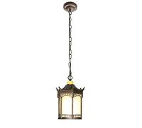 JQQJZLC E27 Black Vintage extérieur imperméable Lustre American rétro Industriel métal Pendentif lumières de Rue Jardin coure