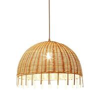 JQQJZLC E27 / E26 Chinois Chandeliers Roard Creative Bamboo Art Art Shade Chandeliers for Dining Salle pour Tea House Restaurant Salon Homestay Hotel 1-Light Intéressant