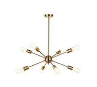 JQQJZLC Éclairage d'éclairage Satellite Industriel Chandelier Médiéval Retro Loft Luminaire Chandelier Éclairage Industriel Fon de Plafond en Fer forgé Industrie