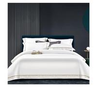 JQQJZLC Ensemble de literie à Quatre pièces Luxury 1500TC Egyptien Coton Litter de literie Couvrette Couvrette Plaque Plate-taies Reine King King Adult Litt Lit Quatre pièces Set,