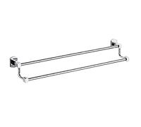 JQQJZLC Épaissir la Serviette de Douche en cuivre pour la Salle de Bain, la Base carrée épaississait la Barre de Serviette à Double pôle à pôle, Le Rangement et l'organisation pour Les