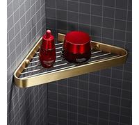 JQQJZLC Étagères de Salle de Bain Barre de Serviette en Laiton Nordique, Porte-Toilettes sans Punch, Porte-Serviette de Bain, Grille de Rangement de Salle de Bain, Rail de Serviette en cuivre monté