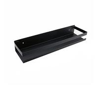 JQQJZLC Étagères de Salle de Bain étagères flottantes Accessoires de Salle de Bain 20 à 50 cm Modernes étagères d'angle de Salle de Bain Noire Moderne étagère Murale de Salle de Bain shampooing