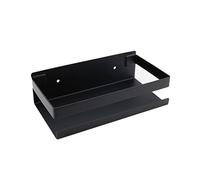 JQQJZLC Étagères de Salle de Bain exquises de Salle de Bain Accessoires de Salle de Bain, 20 à 50 cm de Salle de Bain Noire Mate Moderne, étagère Murale de Cuisine, Porte-shampooing de Douche