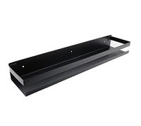 JQQJZLC Étagères de Salle de Bain exquises de Salle de Bain Accessoires de Salle de Bain, 20 à 50 cm en Or Noir Mat Moderne, Porte de Rangement de shampooing de Douche Murale de la Cuisine (Couleur:
