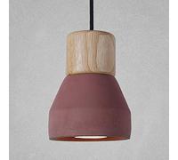 JQQJZLC Facile à Installer Simple Restaurant Color Chandelier Personnalité Ciment Lampe Fashion Cafe Bar Study Office Corridor Corridor Corridor Asle Lights (D12.5 * H16CM) Bon MATÉRIEL (Couleur: