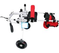 JQQJZLC Fauteuil Roulant réglable pour Chien pour fauteuils roulants pour Animaux de Compagnie avec Pattes arrière handicapées Petits Chiens, Poids léger, Facile à Assembler (M)