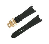JQQJZLC FKM FLUORORUBBER Watchbands pour Patek Philippe Strap pour Nautilus Watchband 5711/5712 Accessoires de bracelet à interface originale