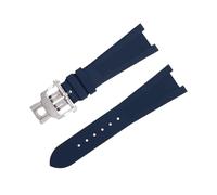 JQQJZLC FKM FLUORORUBBER Watchbands pour Patek Philippe Strap pour Nautilus Watchband 5711/5712 Accessoires de bracelet à interface originale