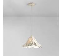 JQQJZLC Folklore Chinois lustres à tête Simple Nordique résine en Verre résine Lampe pendente pour Salle à Manger Chambre à Coucher Suspension de Plafond Suspendu.