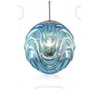 JQQJZLC Gold Globe Pendant Light Kitchen Island Chrome Red Melt Pendant Lights Blue Lava Shade Plafond Suspendre Silver Nordic Modern Chandelier pour Chambre à Coucher
