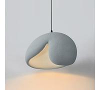 JQQJZLC Grand Lustre de Lustre Gothique Noir dôme luminaire pour Grange à Teinte à résine épaisse Ferme Rustique Plafond Industriel Vintage Lampe Suspendue pour la Salle de Cuisine Salon à Manger