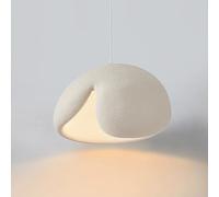 JQQJZLC Grand Lustre de Lustre Gothique Noir dôme luminaire pour Grange à Teinte à résine épaisse Ferme Rustique Plafond Industriel Vintage Lampe Suspendue pour la Salle de Cuisine Salon à Manger