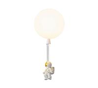 JQQJZLC Lampe LED Grosted Globe Pendante Light Discorat Astronaute Decoration avec résine Material Creative Acrylique Plafond Moderne Chandelier pour l'éclairage de la Chambre de Chambre pour