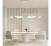 JQQJZLC LED à Onde fermée LED Pendant LEDLANT LED LED Plage Lampe DE Fer LUMINAIRE Minimaliste Indoor ÉCLAIR