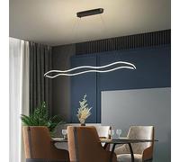 JQQJZLC LED à Onde fermée LED Pendant LEDLANT LED LED Plage Lampe DE Fer LUMINAIRE Minimaliste Indoor ÉCLAIR